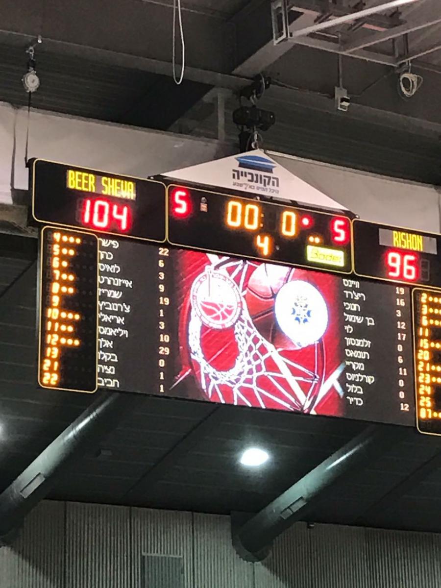 תוצאה היסטורית בקונכייה. מי האמין?! (צילום: באדיבות אל